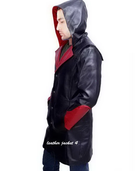 Devil May Cry 5 Dante Leather Long Coat-Usajacket