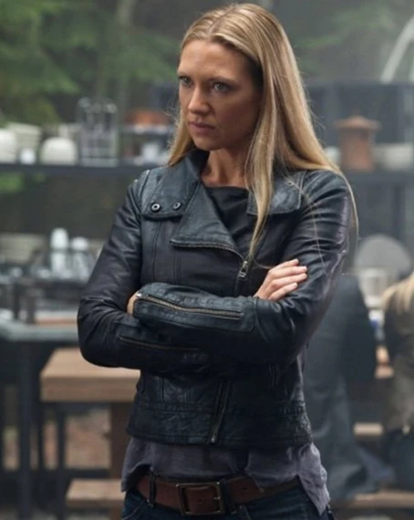Buy Anna Torv Leather Jacket