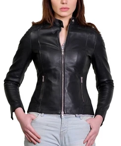 Billie Black Leather Jacket