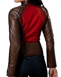 Jessica Biel Abigail Whistler Blade Trinity Leather Jacket