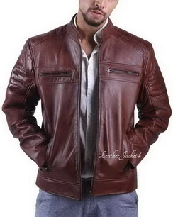 Cafe-Racer Cafe Racer leather biker jacket