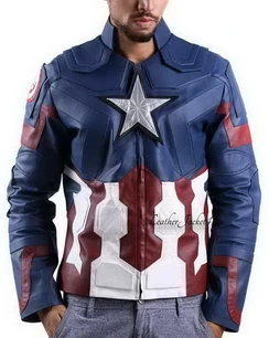 Captain-America Captain America Civil War Leather Jacket