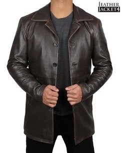 Dean Winchester Supernatural Winter Real Leather Coat