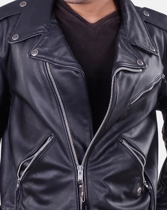 Harley leather biker jacket