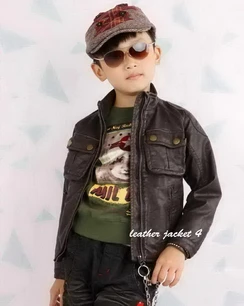 Toddler leather jacket