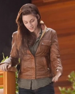 Kristen-Stewart Bella Swan Twilight Movie Kristen Stewart Leather Jacket