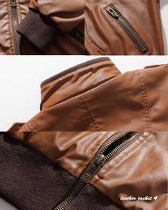 Liam leather jacket for boys