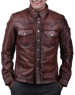Leather-Shirt leather shirt