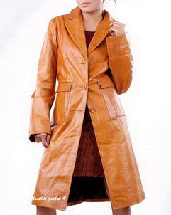 Longline Leather Jacket