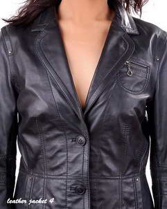 Madiline lambskin leather blazer
