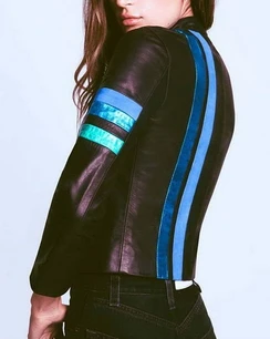 Rachel Bilson Take Two Moto Racer Leather Jacket