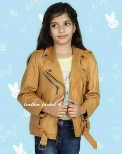 Teenage girls biker jacket