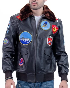 G1-Flight Top gun pilot jacket, Tom Cruise fighter pilot jacket