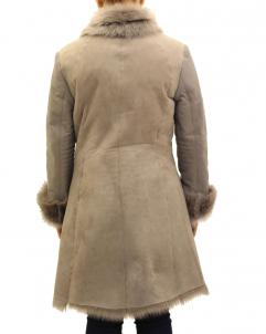 Reversible-Coat Womens Sheepskin Large Reversible Coat