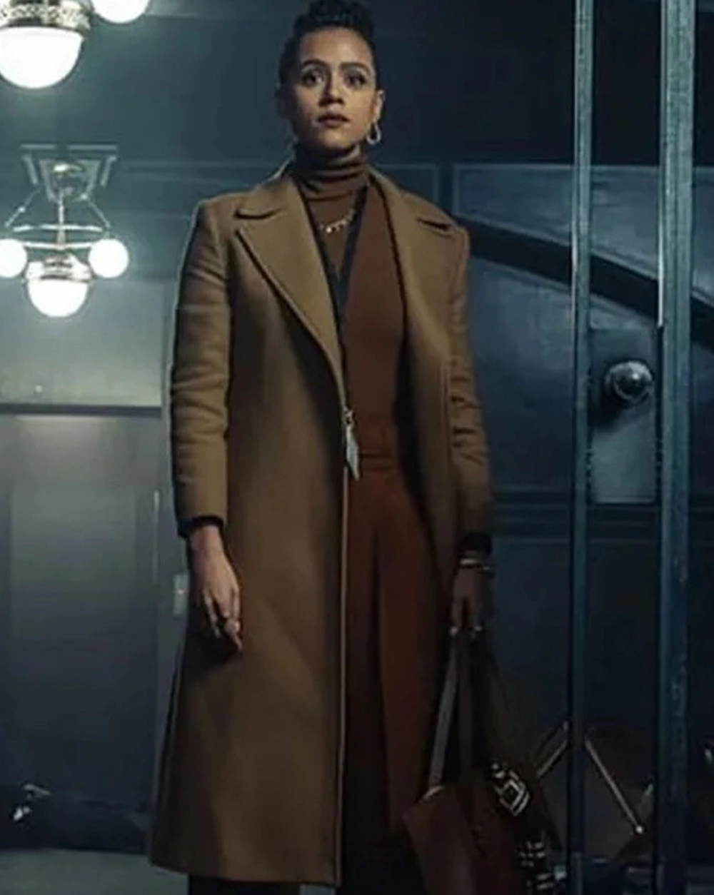 Army Of Thieves Gwendoline Brown Trench Coat