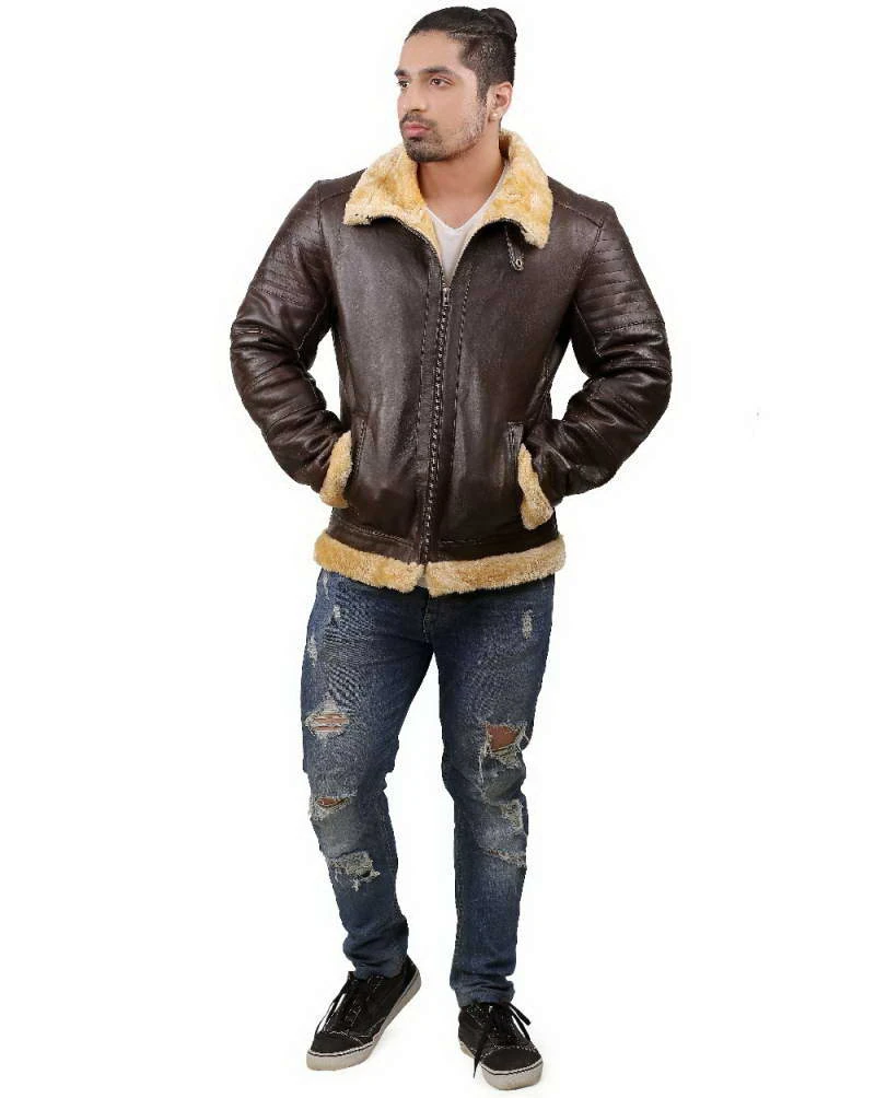 Buy B3 Shearling Leather Jacket