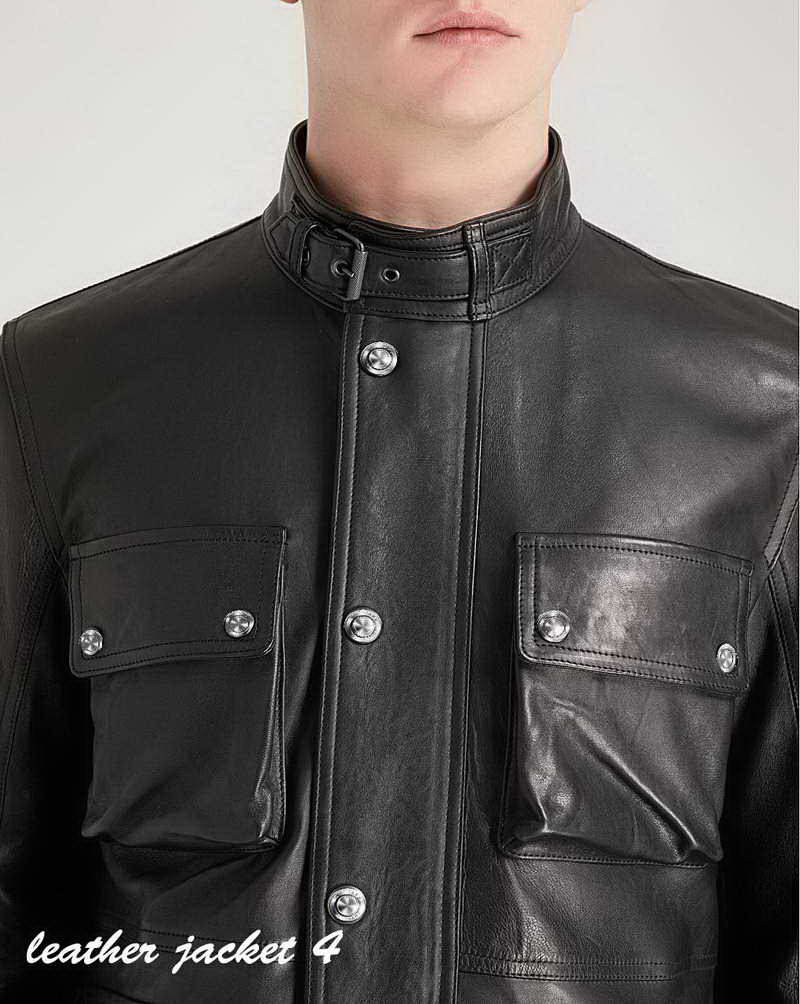 Brad-Black Movie Leather Jacket