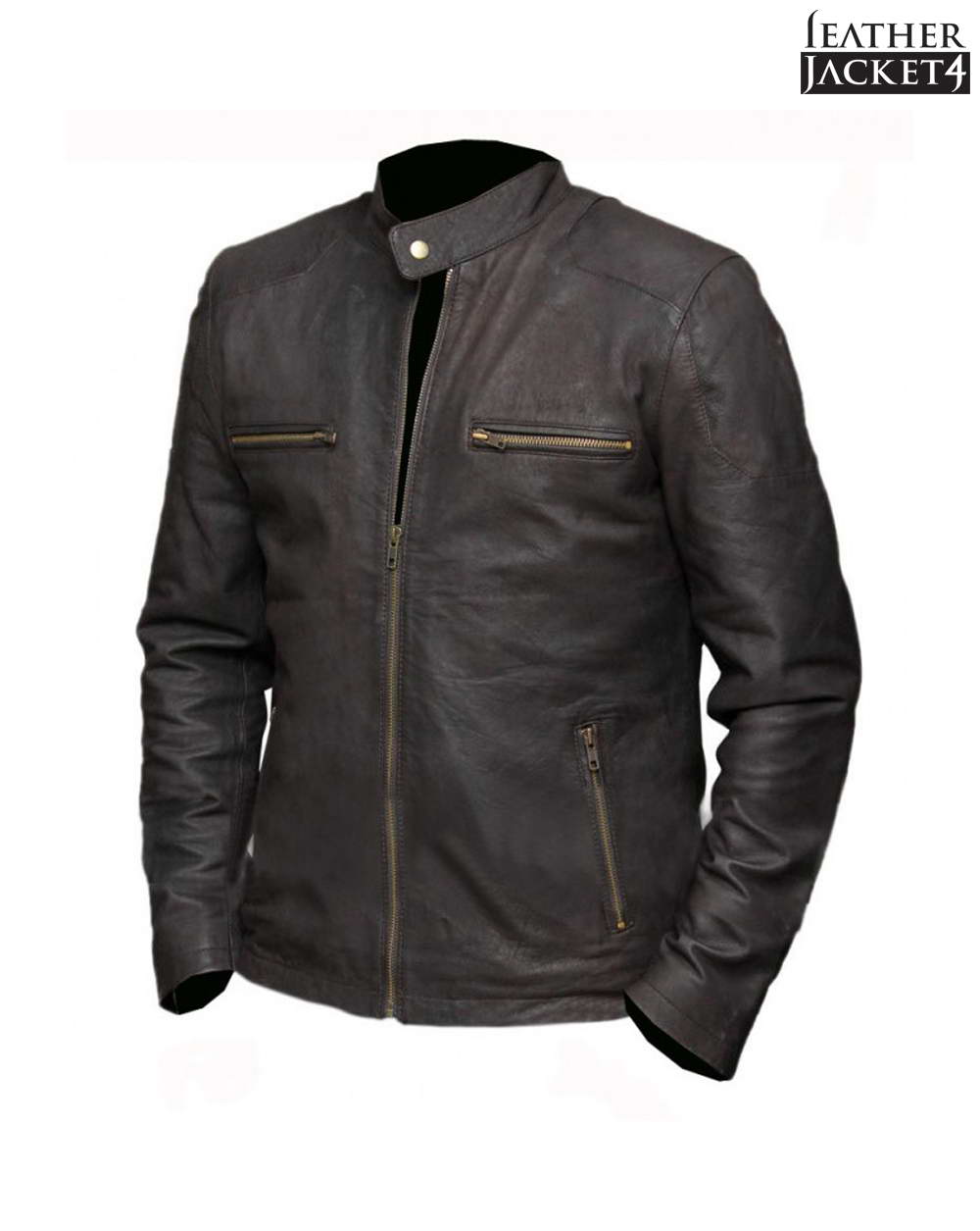Civil War Steve Rogers Brown Leather Jacket