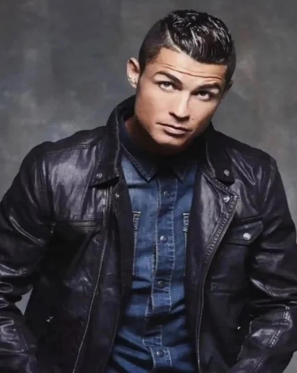 ronaldo-jacket Cristiano Ronaldo Black Jacket
