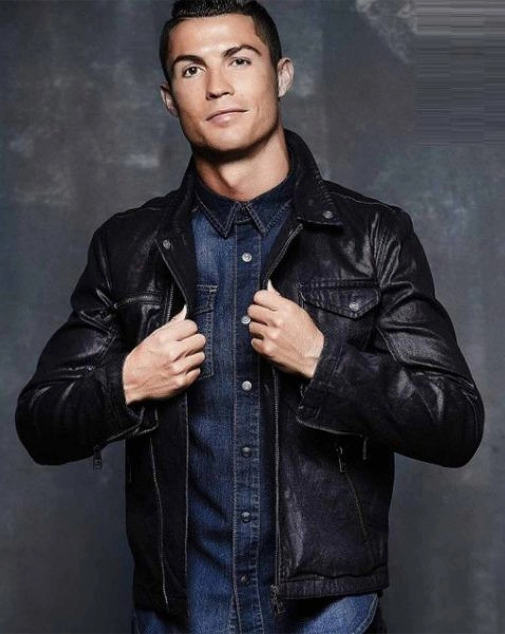 ronaldo-jacket Cristiano Ronaldo Black Jacket