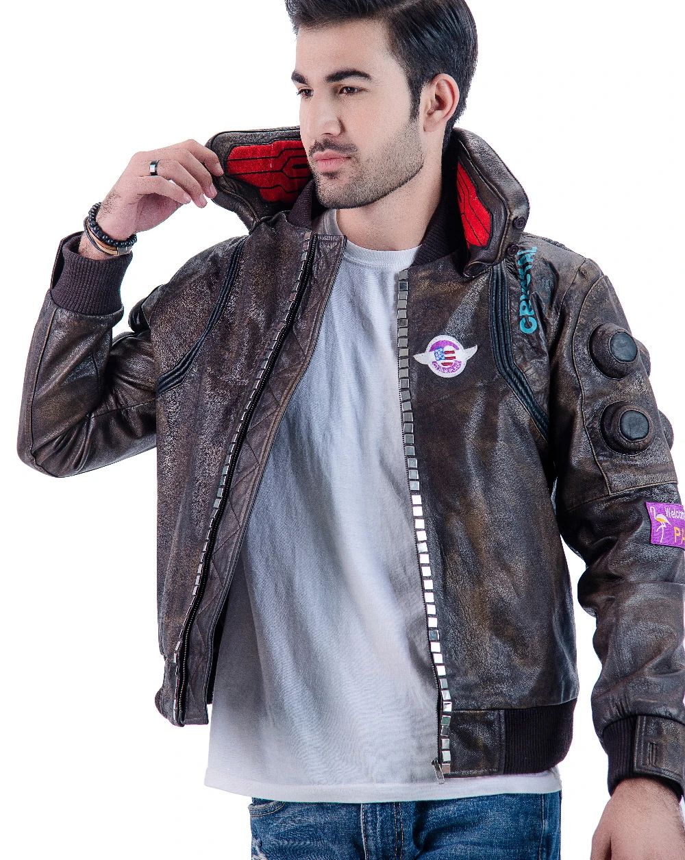 Buy CyberPunk 2077 Leather Jacket