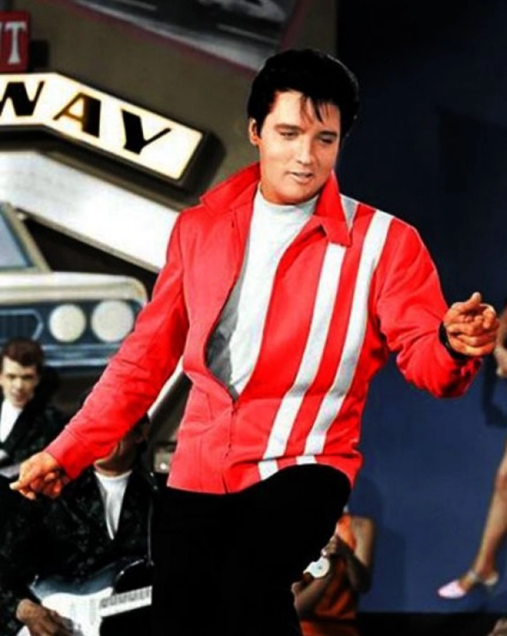 elvis-presley Elvis Presley Speedway Red Jacket