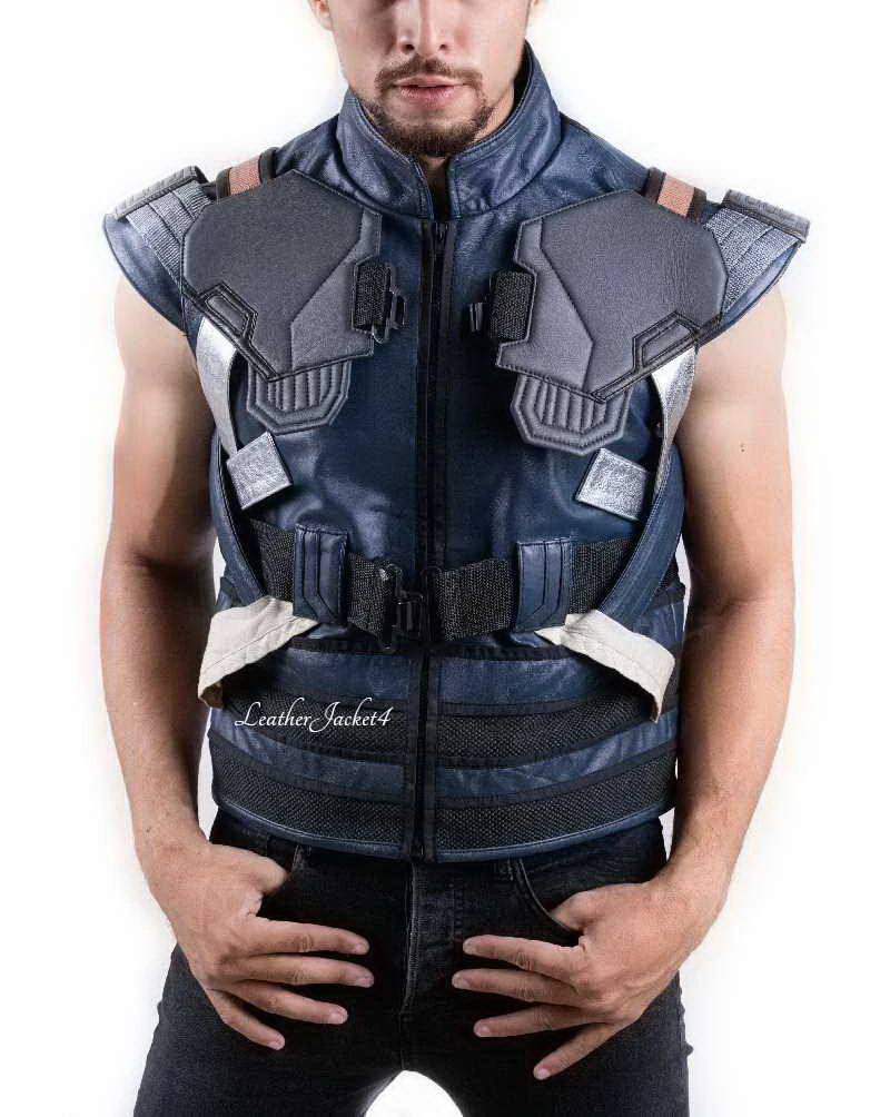 Black-Panther-Vest Erik Killmonger Vest