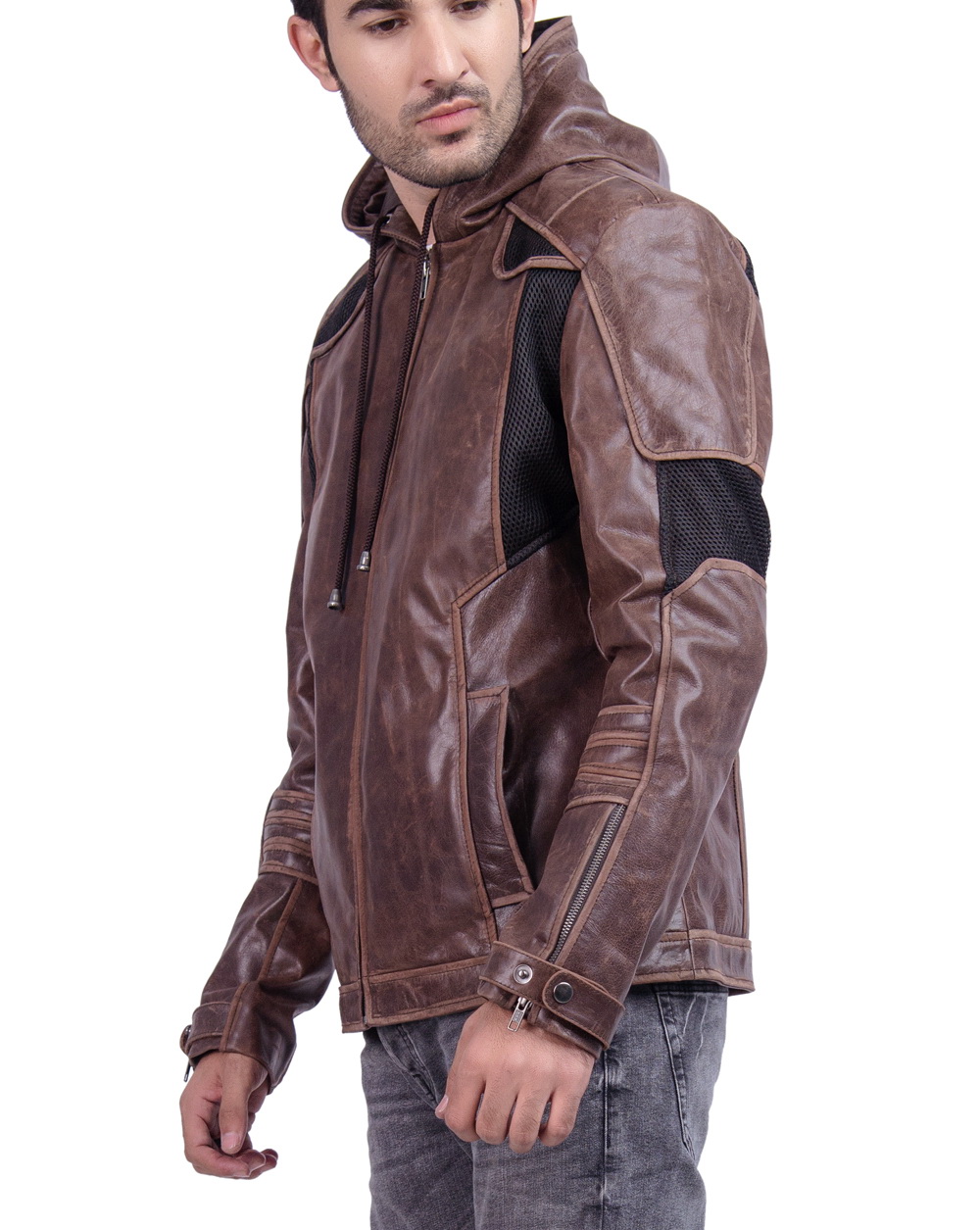 GAVIN REED DETROIT BECOME HUMAN LEATHER JACKET