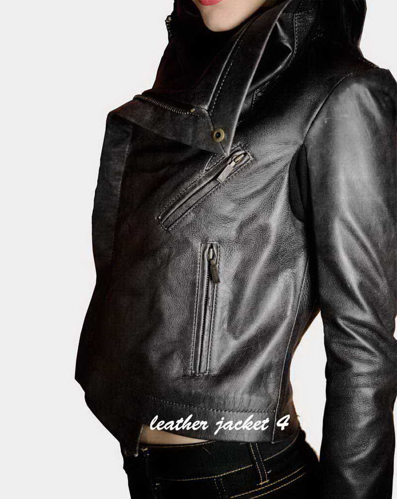 Loreint rick owens leather jacket