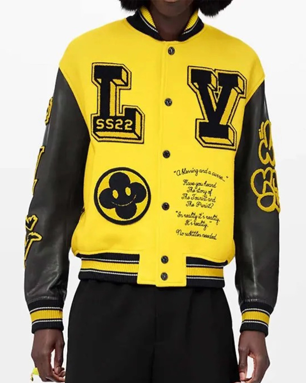 louis-vuitton Mens Louis Vuitton Yellow Jacket