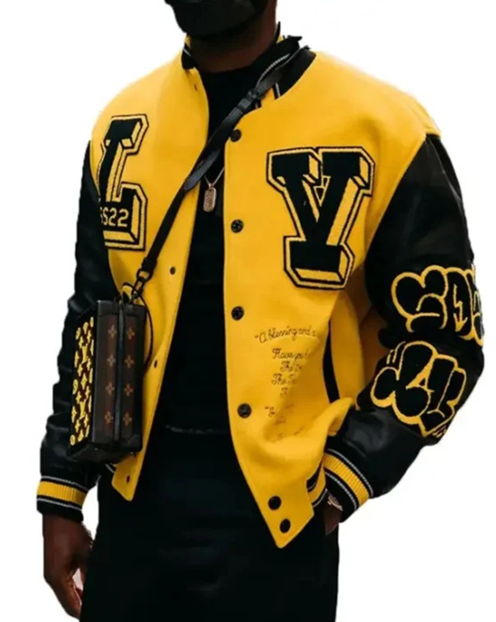 louis-vuitton Mens Louis Vuitton Yellow Jacket