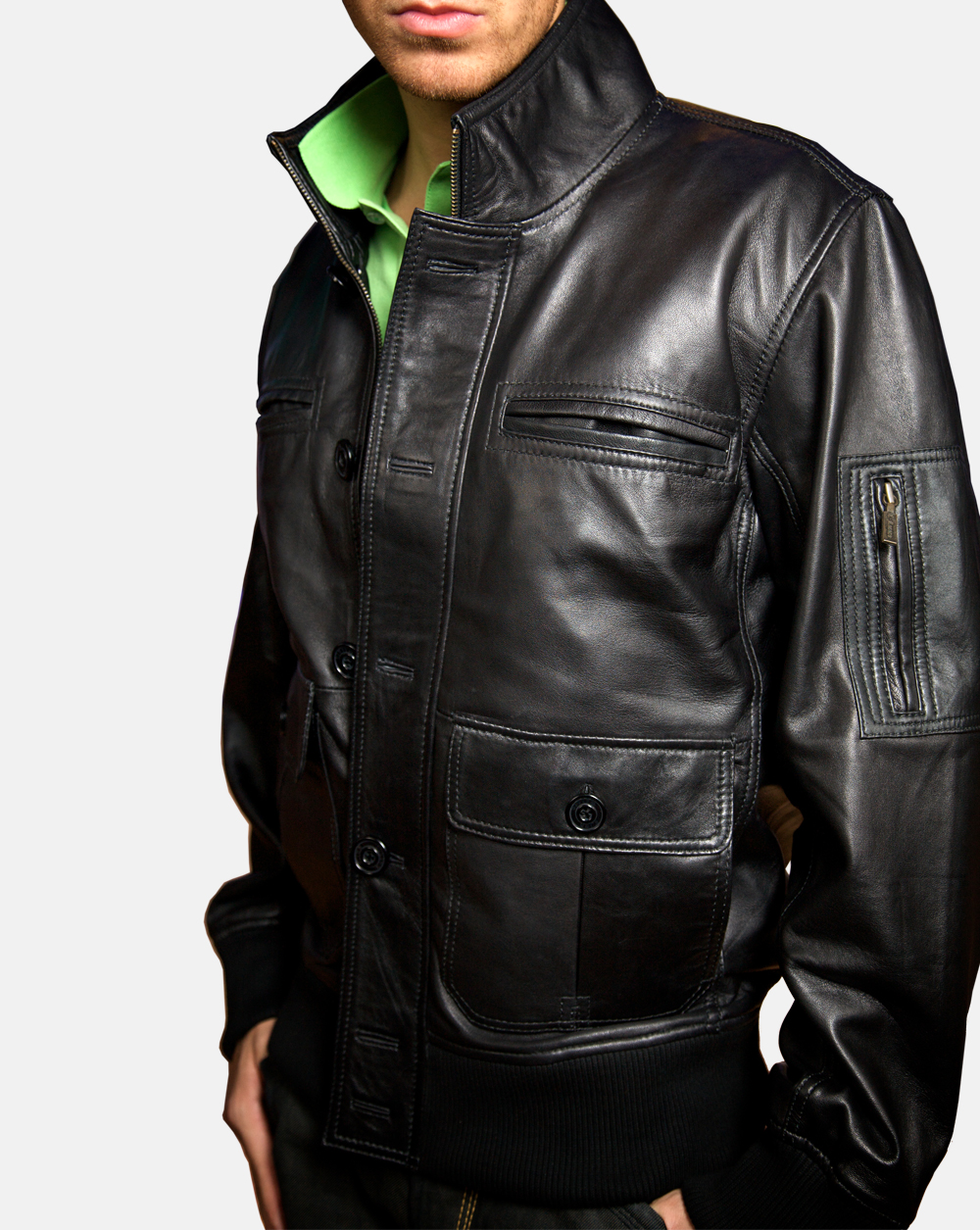 Metz metz leather jacket