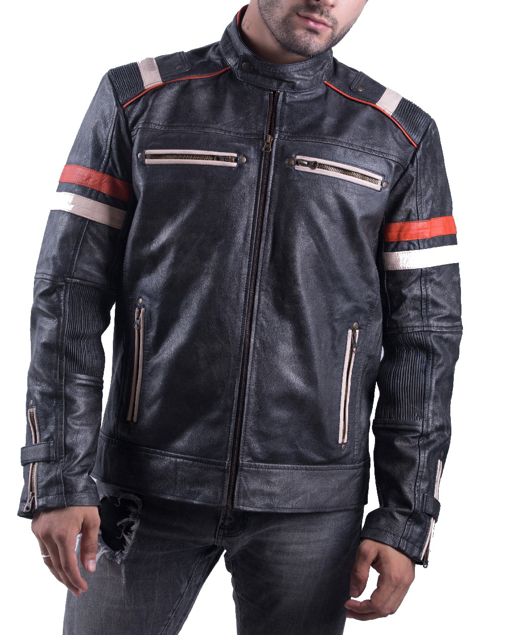 Buy Retro 2 Leather Jacket
