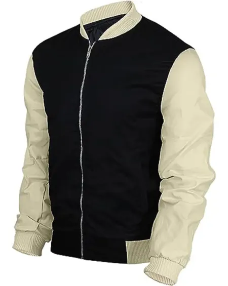 Baby Driver Ansel Elgort Varsity Style Bomber Jacket