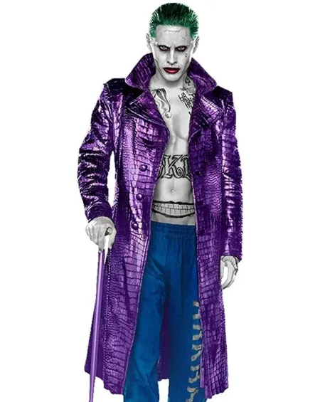 Jared Leto Crocodile Joker Coat