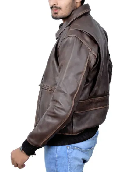 Joe Biden Aviator Leather Jacket