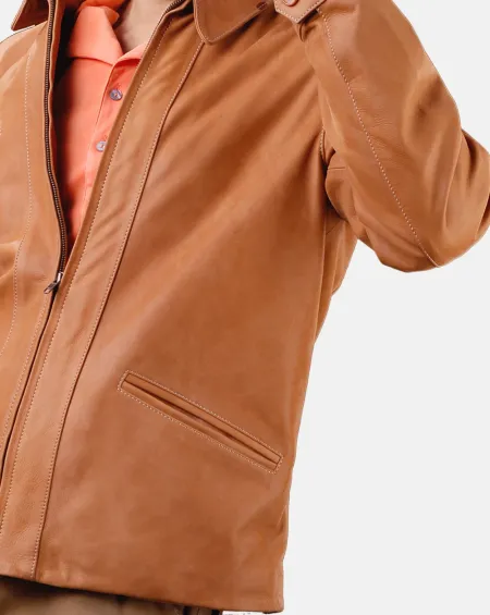 Kansas bomber leather jacket