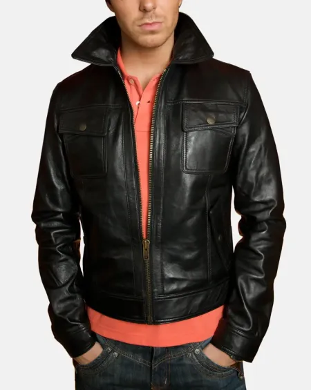 Bomber Leather Jacket