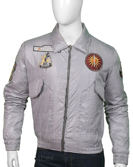 Battletech Mechwarrior Flight Grey Jacket