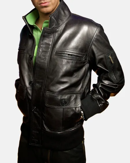 Metz Bomber Leather Jacket