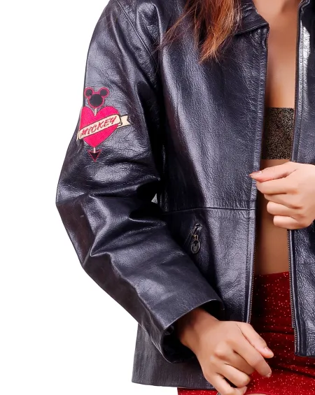 Mickey Mouse Leather Jacket