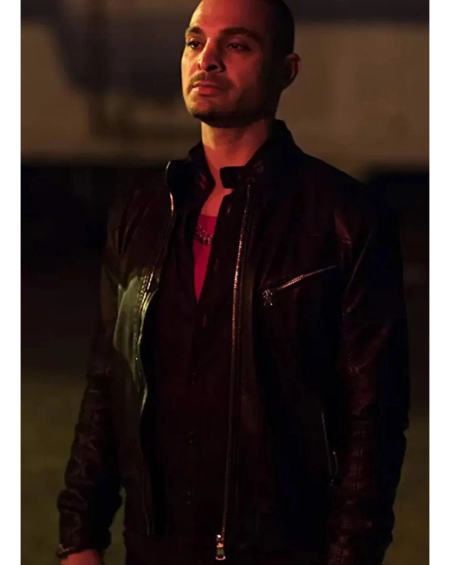 Better Call Saul Nacho Varga Black Leather Jacket