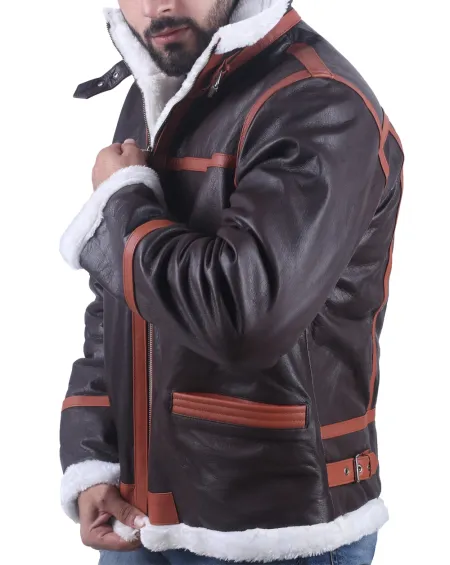 Leon Kennedy Resident Evil 4 Shearling B3 Jacket