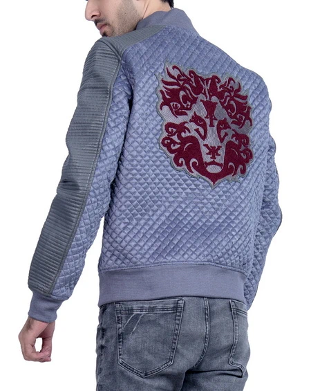 Simba Silver Mens Velvet Jacket