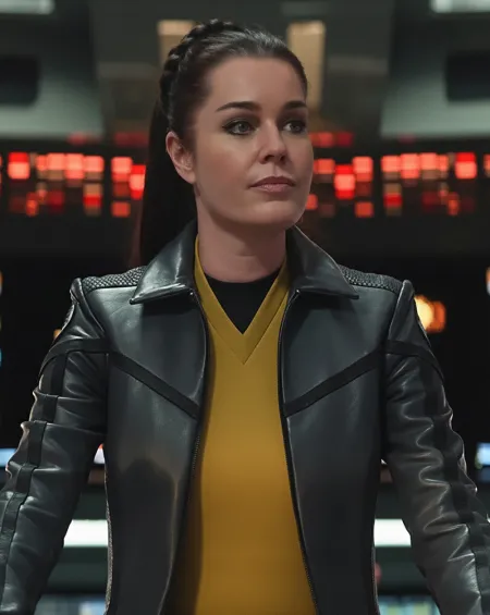 Star Trek Strange New Worlds Women Leather Jacket