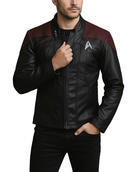 Star Trek Will Riker Leather Jacket