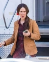 Sarah-Paulson Leather Jacket