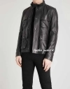 Brad-Black Leather Jacket