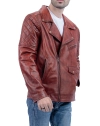Brown-Biker Leather Jacket