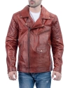 Brown-Biker Leather Jacket